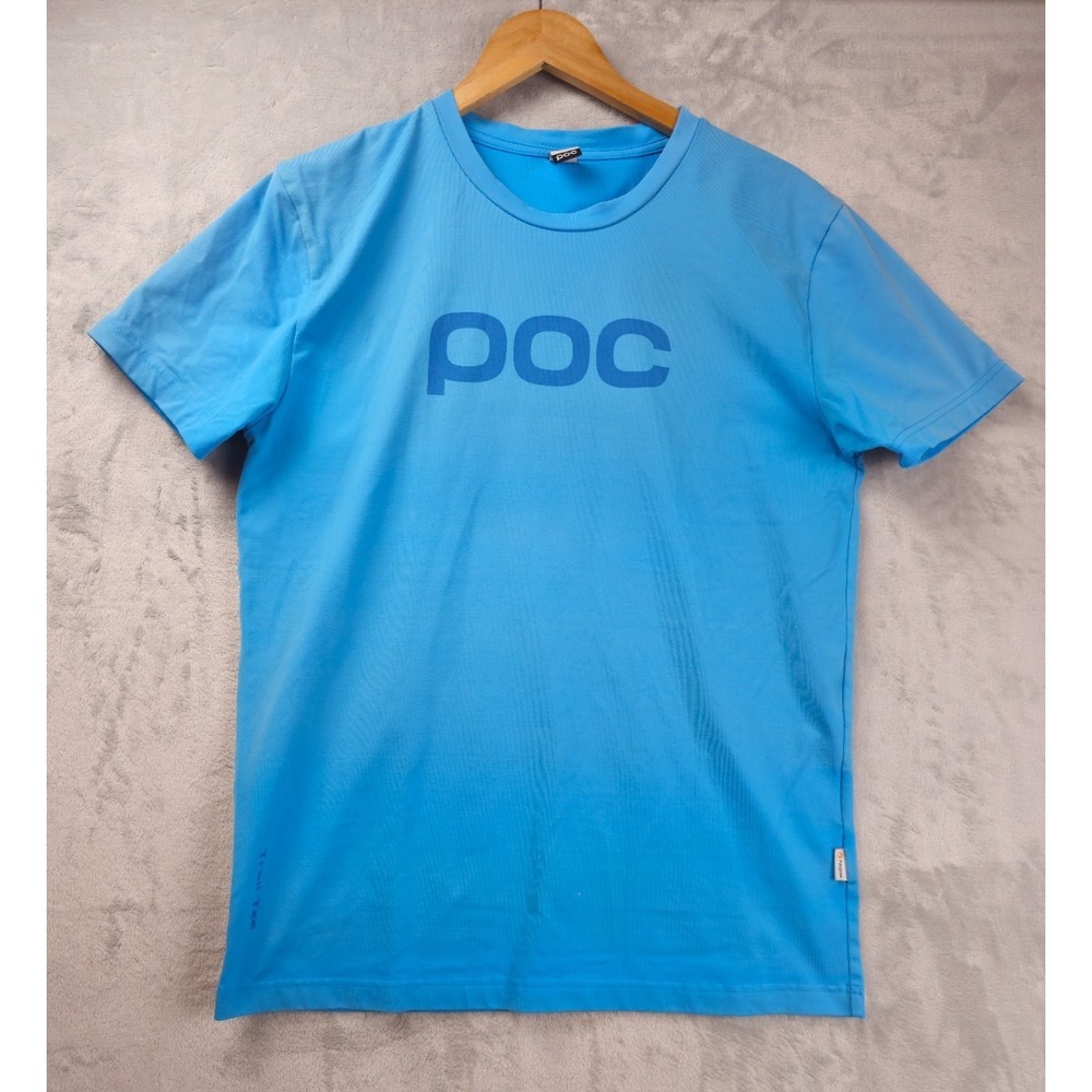 POC Trail Tee T-Shirt Medium Blue Shirt Crew Neck Essential